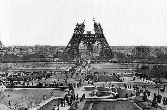 Eiffel Tower Construction 1880