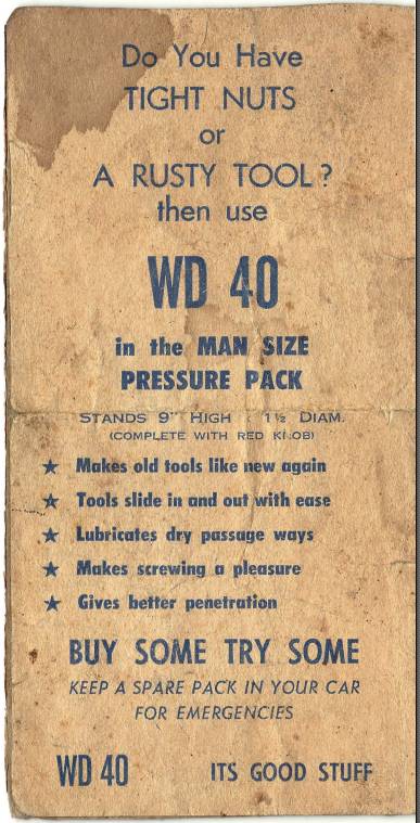 1960's WD40 Ad