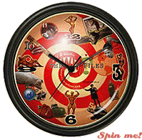 the whyfiles wild and whacky wall clock