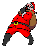 Santa Hurrying to Bring YOU Presents
